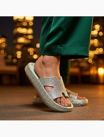 Ciabatte Glitter H-Strap EVA 6 Colori OZABI