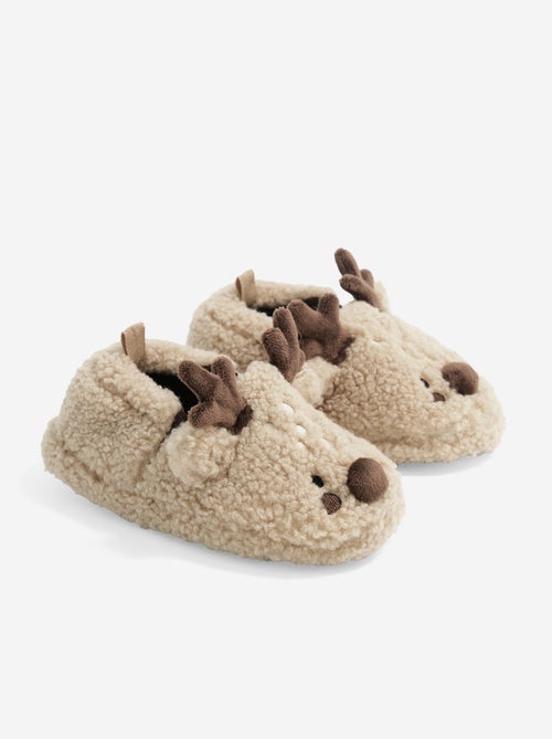 Ciabatte in materiale effetto montone - Kiabi