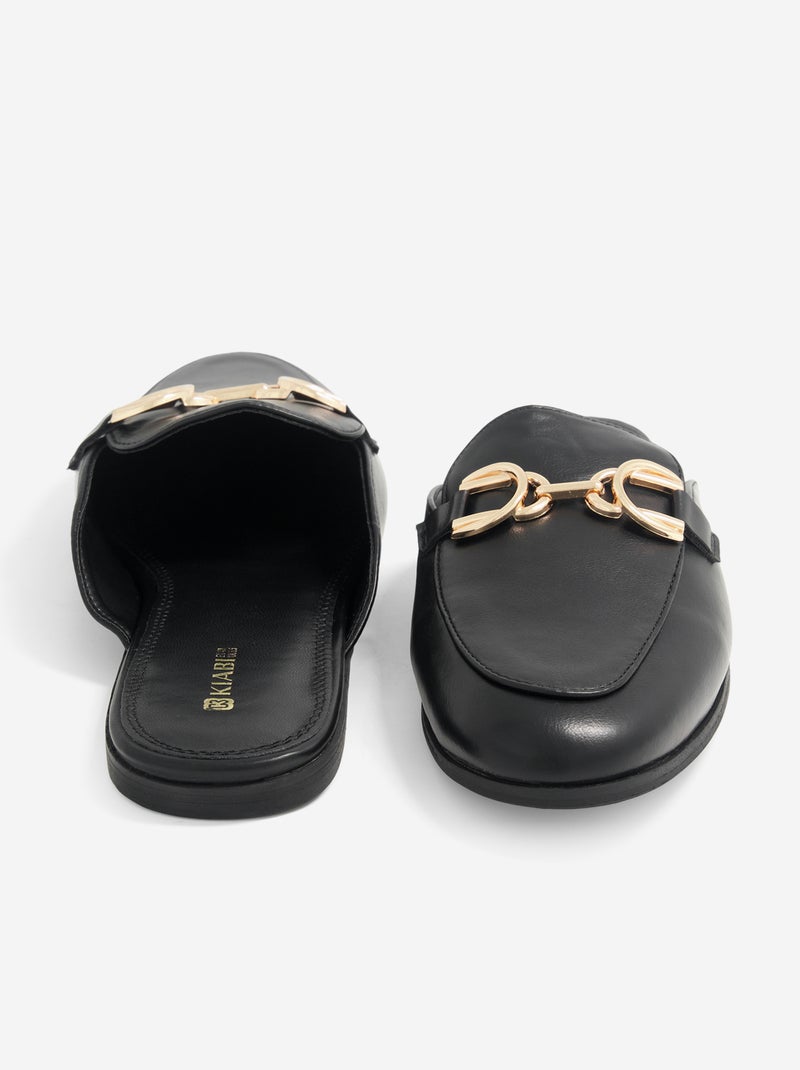 Ciabatte mocassino Nero - Kiabi