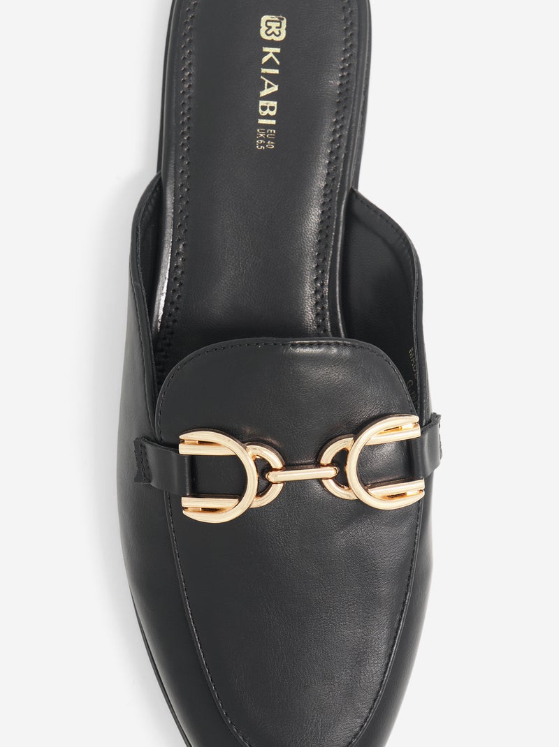 Ciabatte mocassino Nero - Kiabi