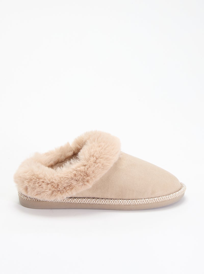 Ciabatte mules foderate Bianco - Kiabi