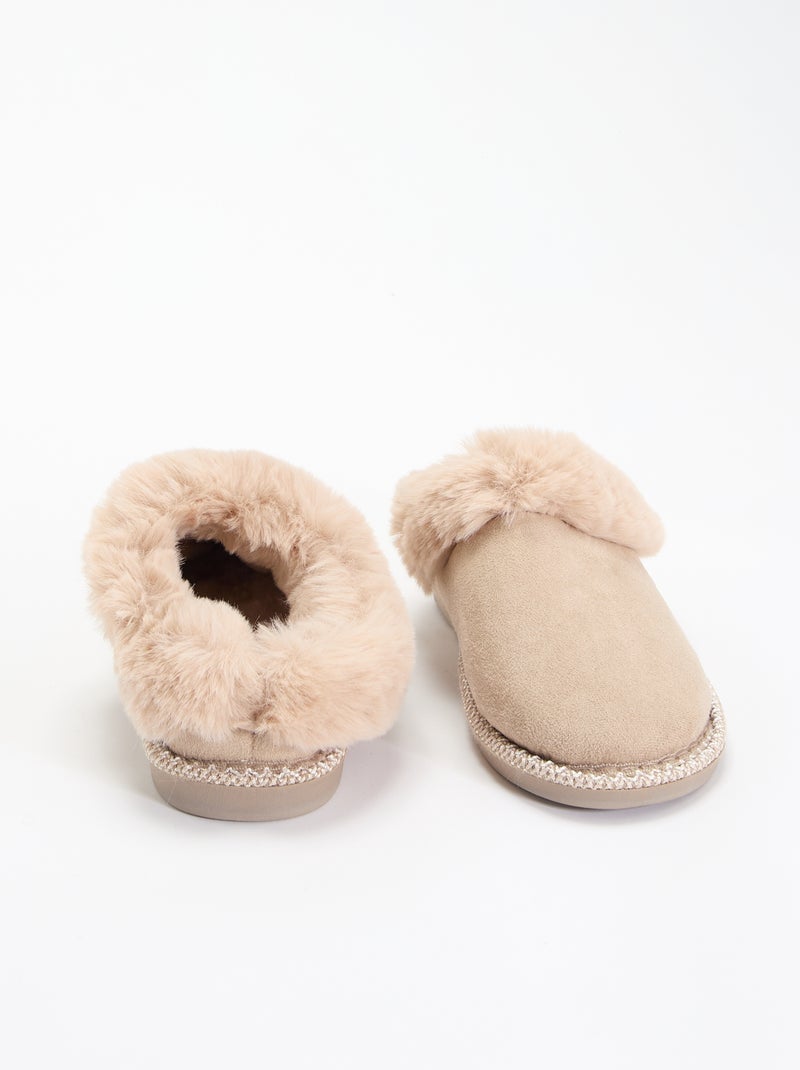 Ciabatte mules foderate Bianco - Kiabi