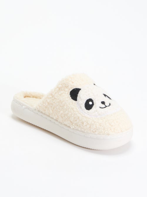 Ciabatte mules in maglia bouclé - Kiabi