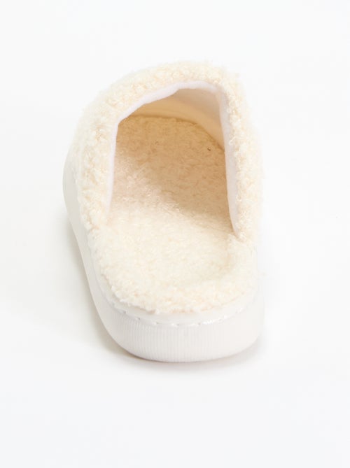 Ciabatte mules in maglia bouclé - Kiabi
