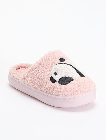 Ciabatte mules in maglia bouclé