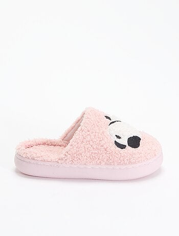Ciabatte mules in maglia bouclé