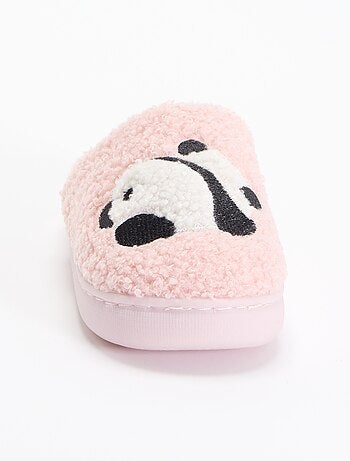 Ciabatte mules in maglia bouclé