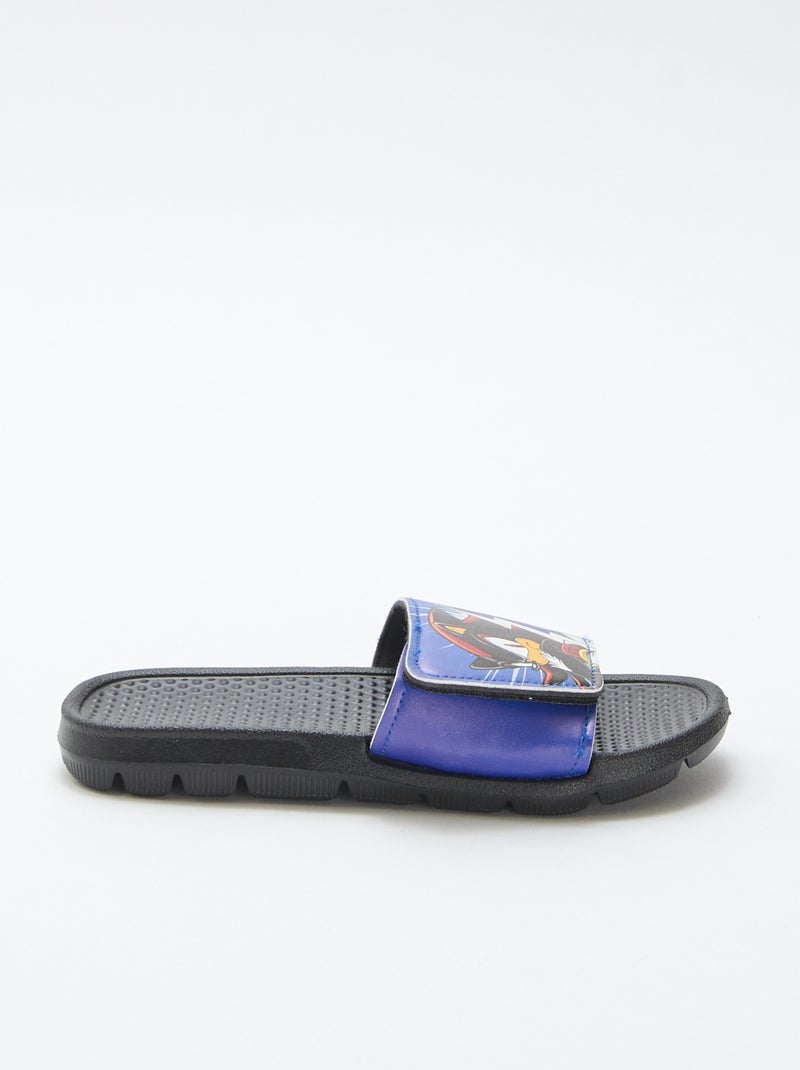 Ciabatte 'Sonic' con velcro Nero - Kiabi