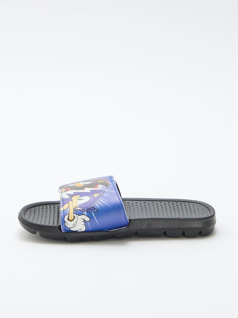 Ciabatte 'Sonic' con velcro Nero - Kiabi
