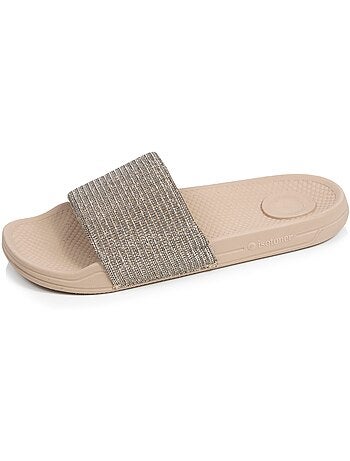 Ciabatte suola comoda e leggera, sandalo da spiaggia e da piscina Isotoner