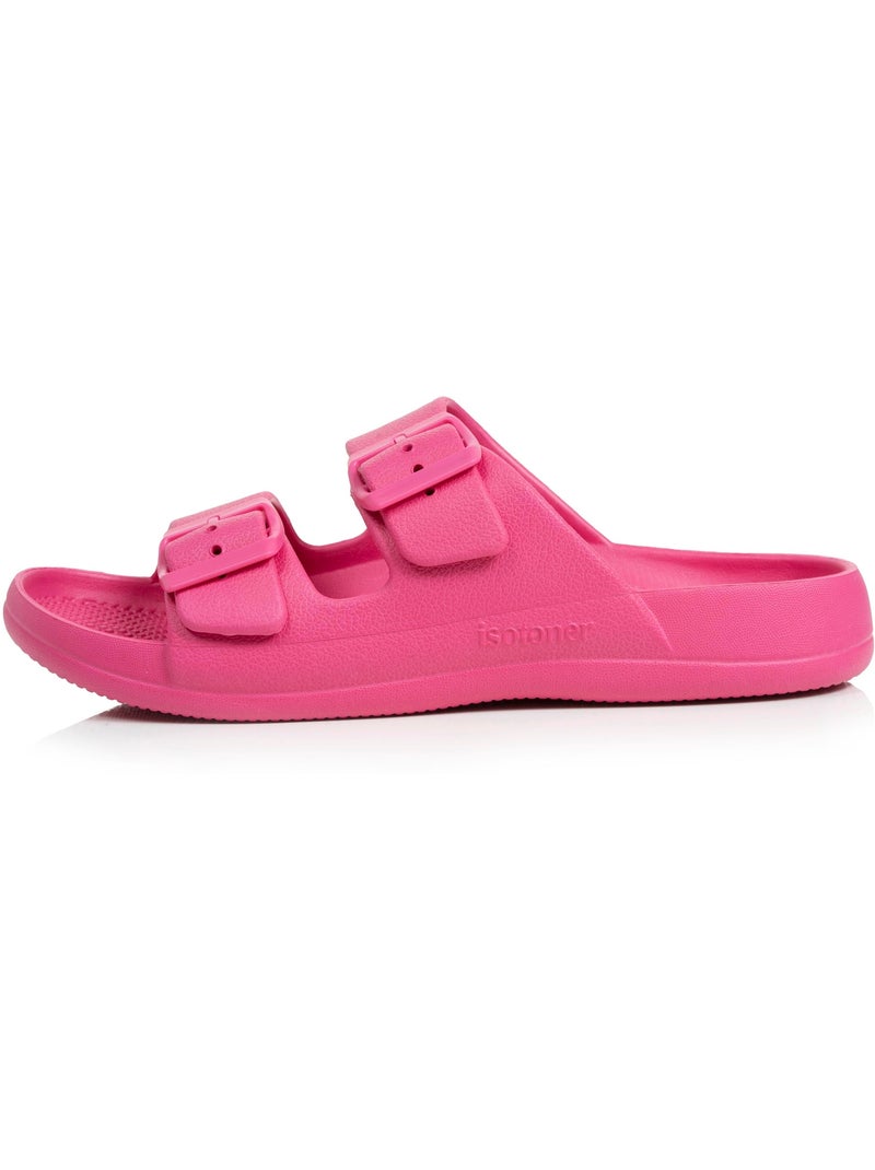 Ciabatte suola comoda e leggera, sandalo da spiaggia e da piscina  Isotoner Rosa - Kiabi