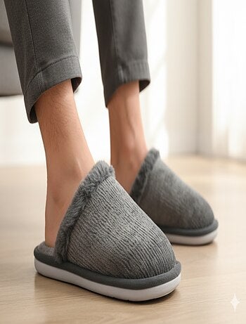 Ciabatte uomo velluto ondulato MU9714