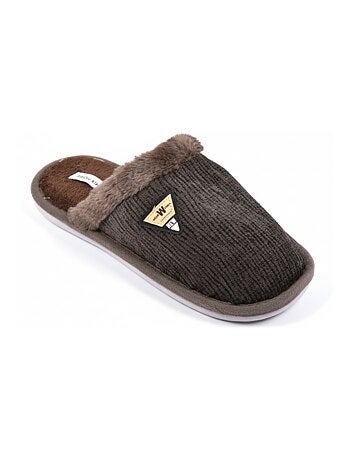 Ciabatte uomo velluto ondulato MU9714