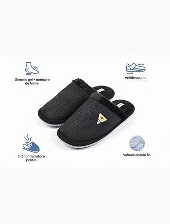Ciabatte uomo velluto ondulato MU9714