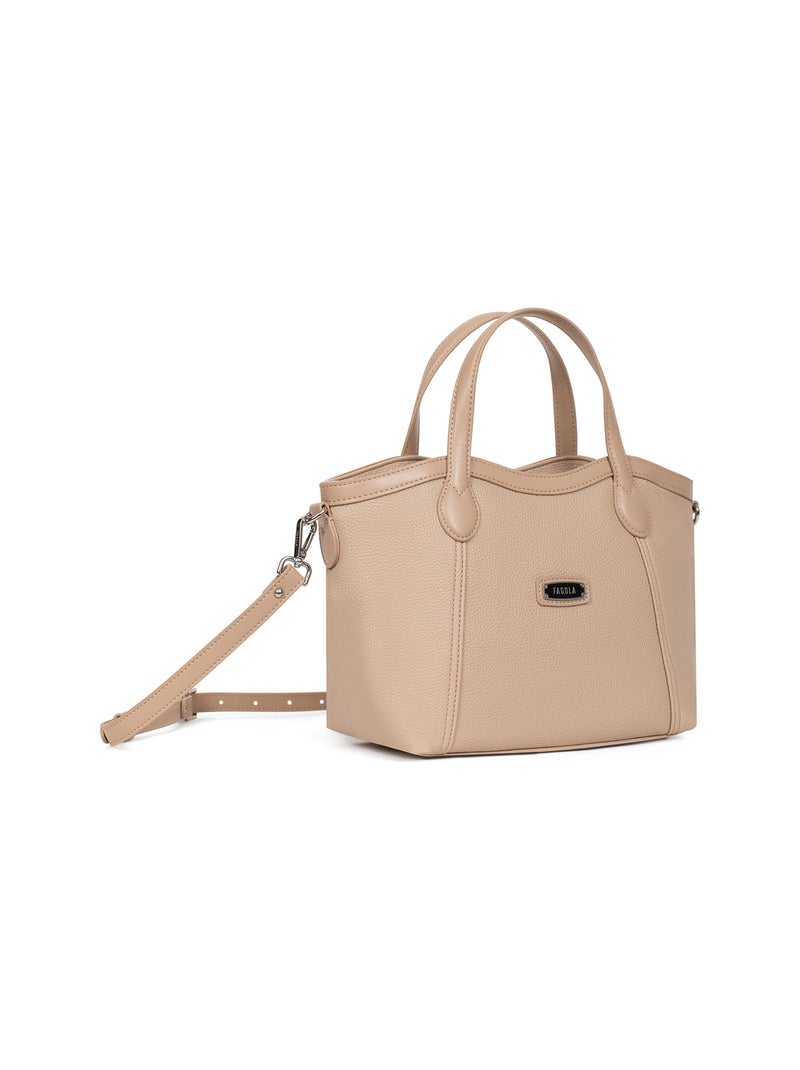 CIARA - Borsa a mano con 2 manici Sabbia - Kiabi