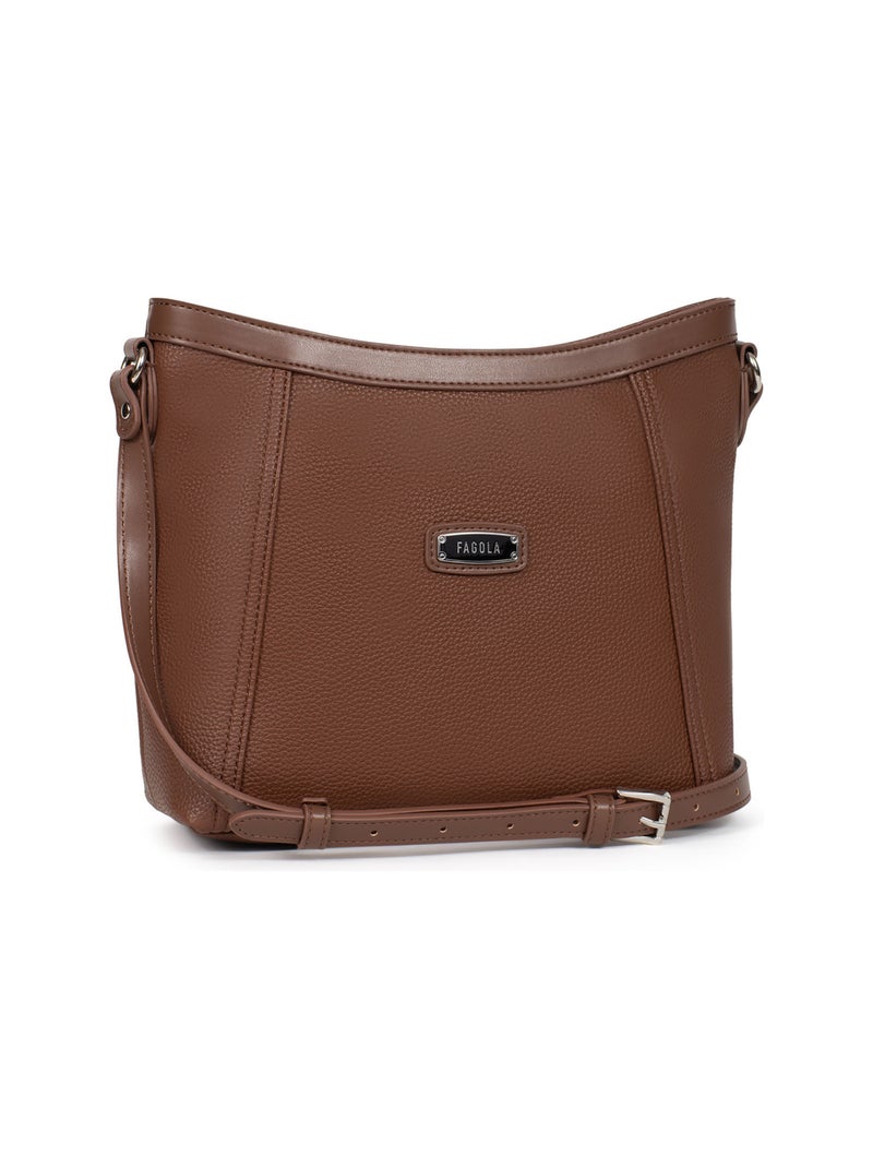 CIARA - Borsa a tracolla Marrone cioccolato - Kiabi