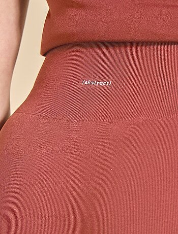 Ekstract - Pantaloncino ciclista sportivo a costine