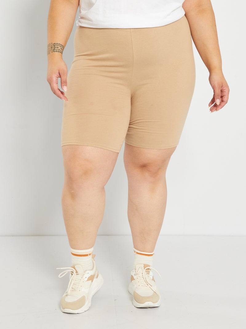 Ciclisti in cotone stretch BEIGE - Kiabi