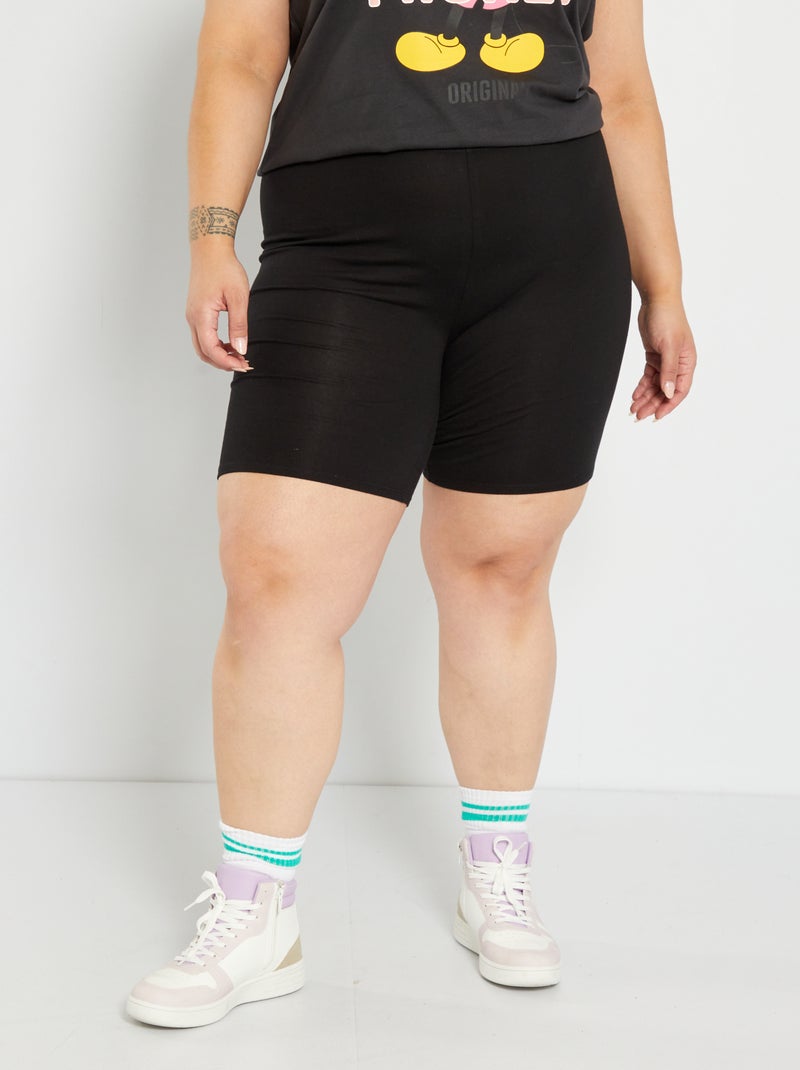 Ciclisti in cotone stretch Nero - Kiabi