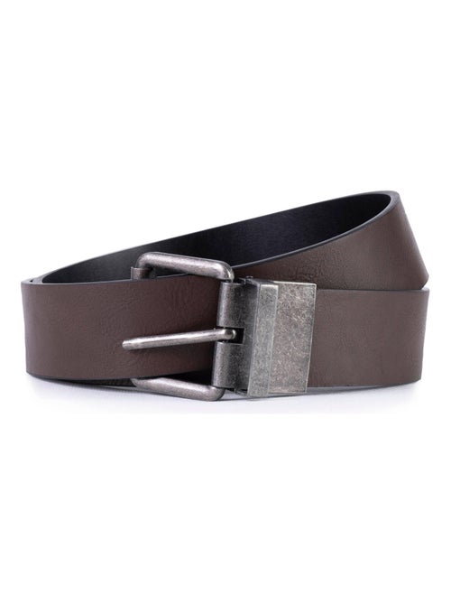 Cintura 2 in 1 reversibile uomo Isotoner - Kiabi