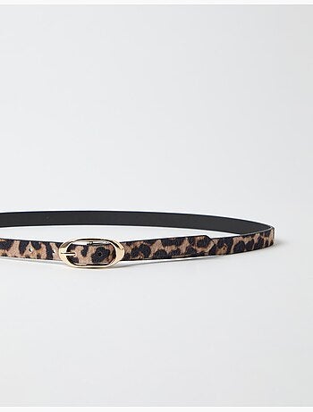 Cintura a stampa animale, mo fashion