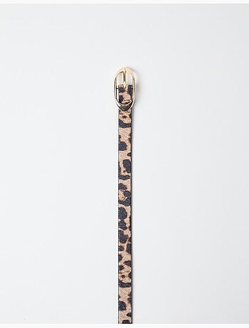 Cintura a stampa animale, mo fashion