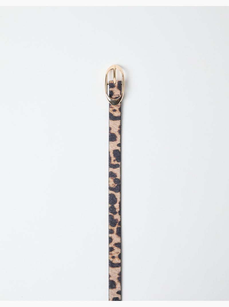 Cintura a stampa animale, mo fashion Marrone - Kiabi