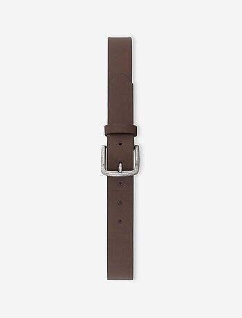 Cintura basic con fibbia in metallo