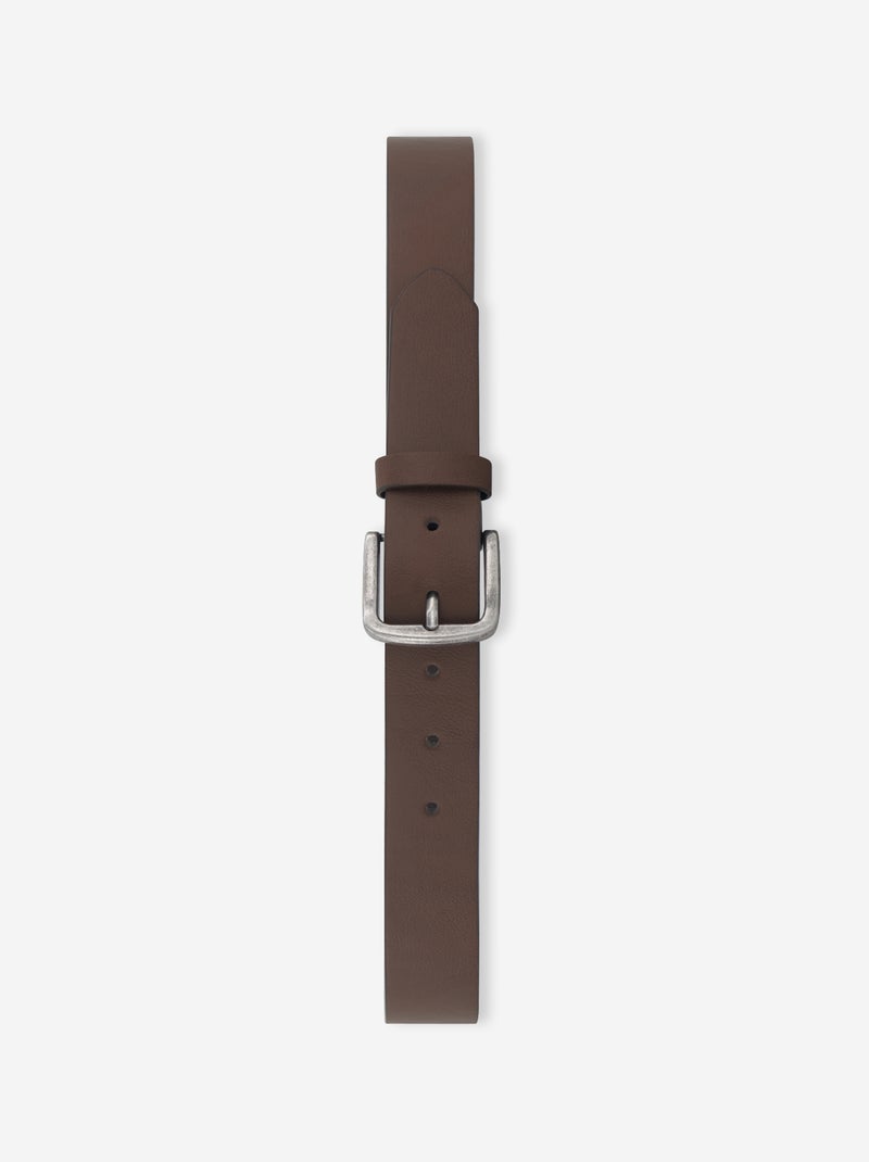 Cintura basic con fibbia in metallo MARRONE - Kiabi