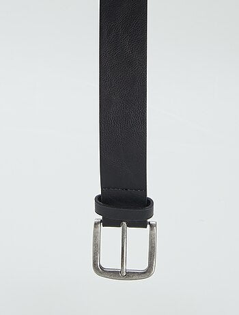 Cintura basic con fibbia in metallo
