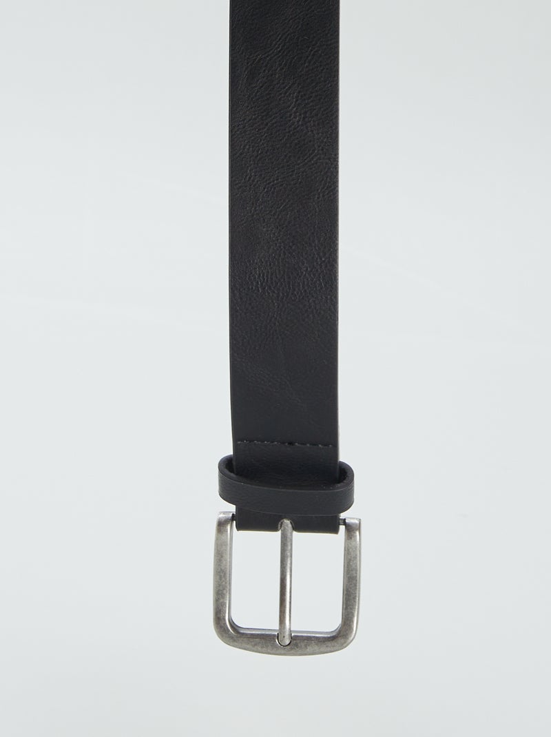 Cintura basic con fibbia in metallo NERO - Kiabi