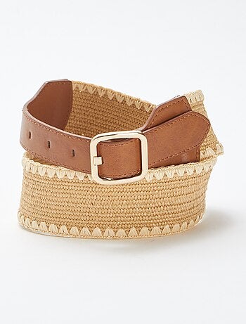 Cintura bimateriale stile bohemien