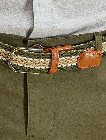 Cintura intrecciata elasticizzata Mango Uomo Accessori Cinture e bretelle Cinture 