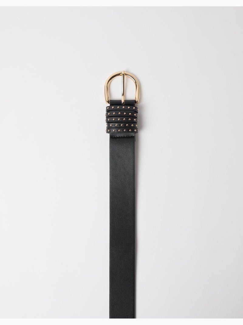 Cintura con tacchetti, mo fashion Nero - Kiabi