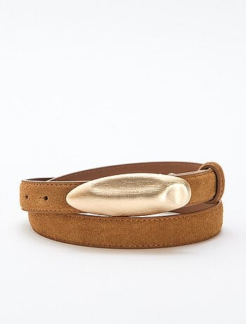 Cintura effetto scamosciato