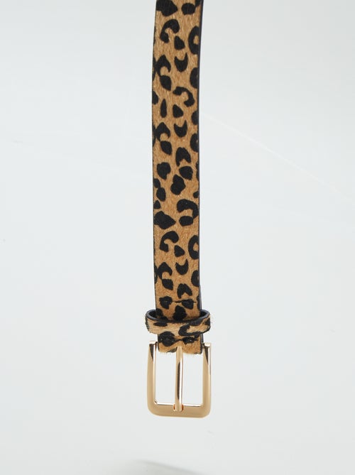 Cintura fantasia leopardata - Kiabi