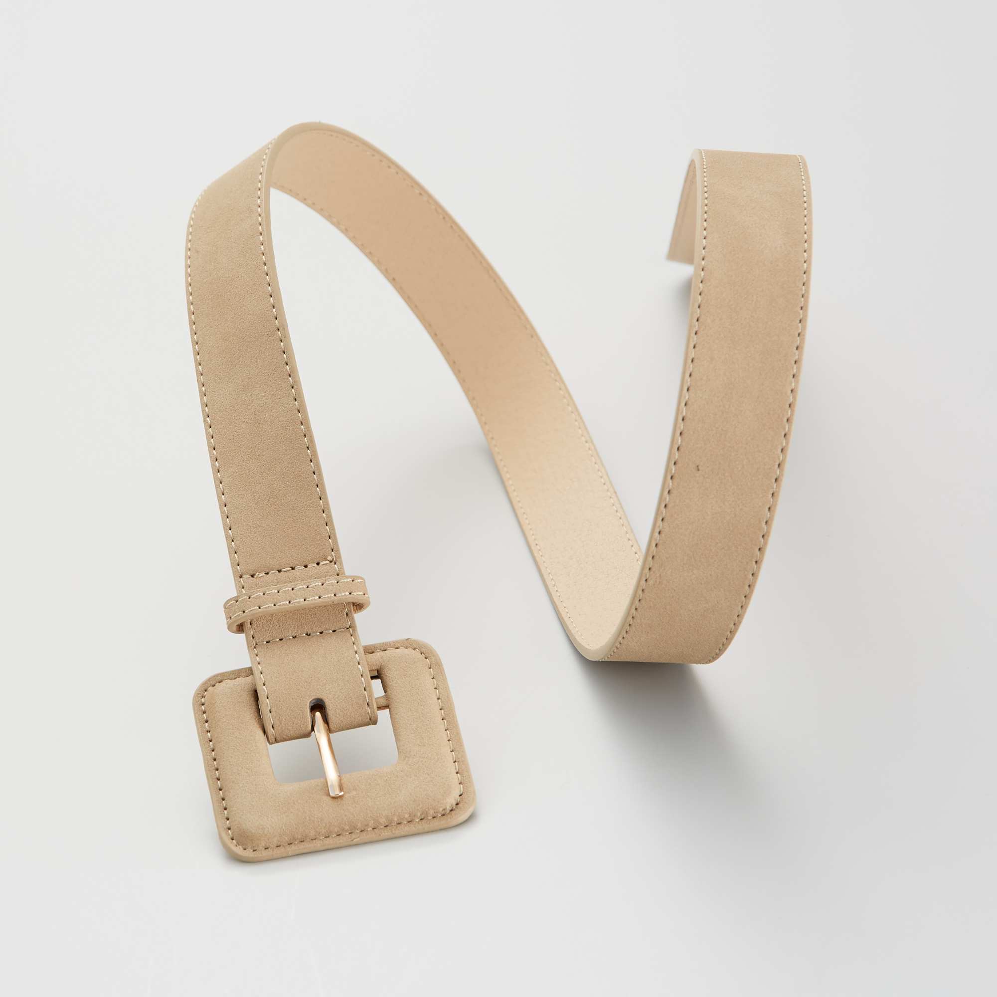 Cintura Elasticizzata Donna Con Fibbia Larga - Pelle PU | Stile Retrò | Regolabile - Foto 2