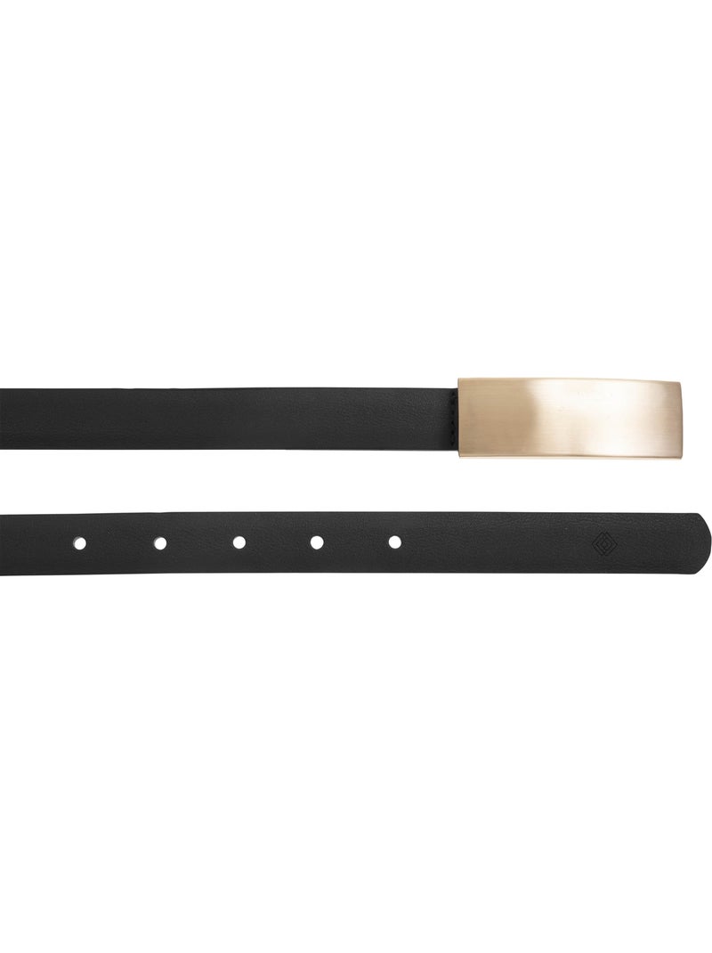 Cintura fionda con anello rettangolare dorato donna isotoner Nero - Kiabi