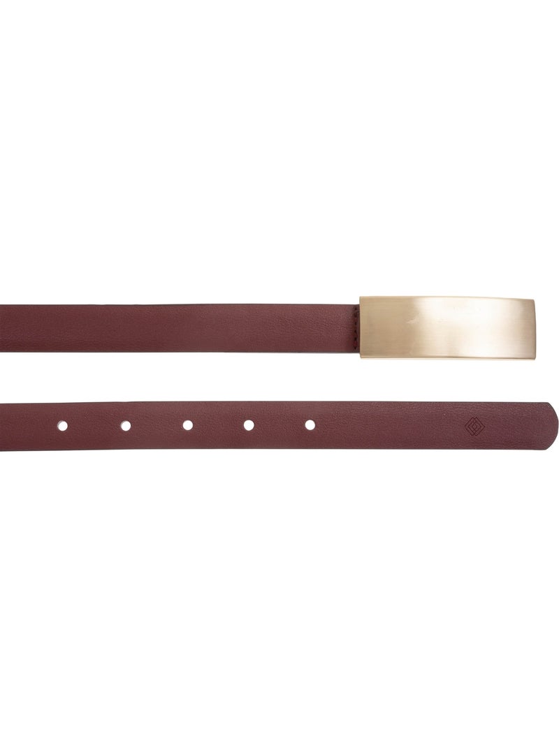 Cintura fionda con anello rettangolare dorato donna isotoner Rosso pomodoro - Kiabi