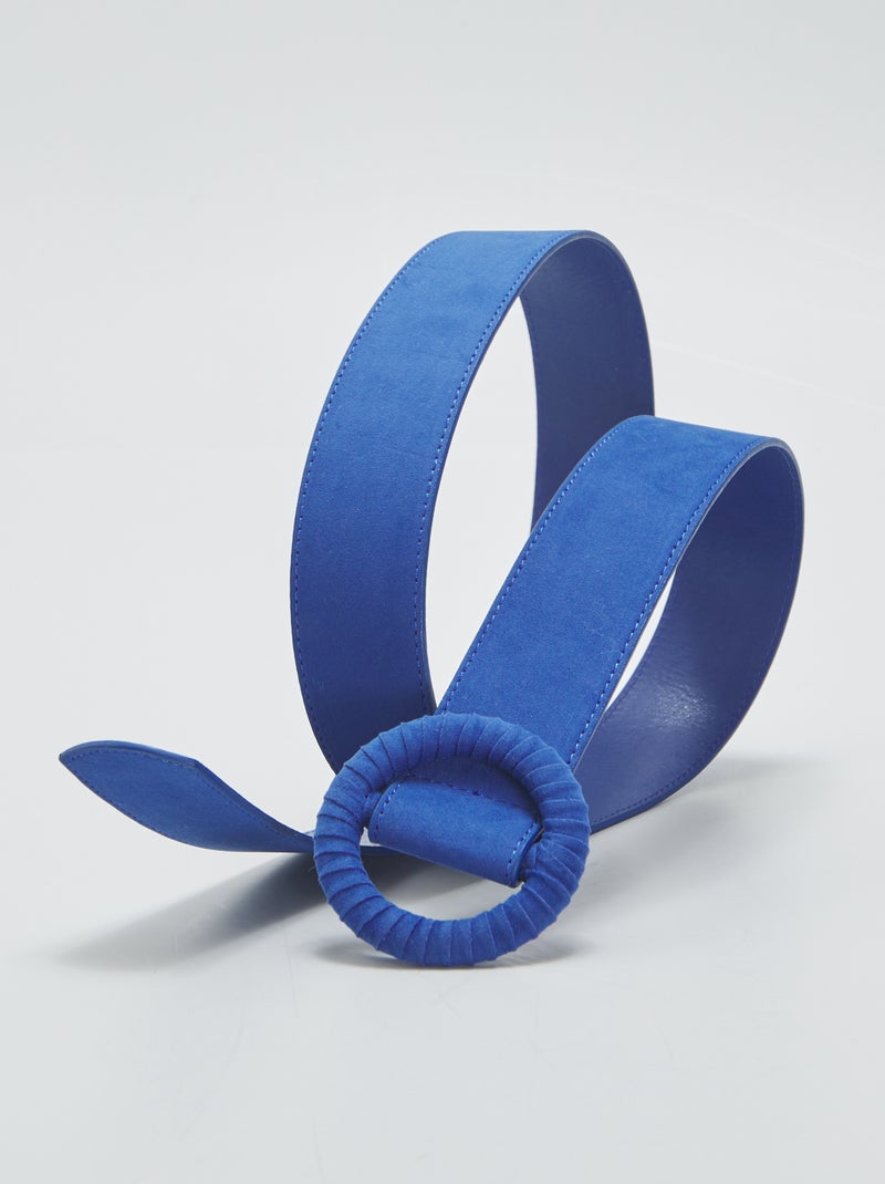 Cintura in finto camoscio BLU - Kiabi