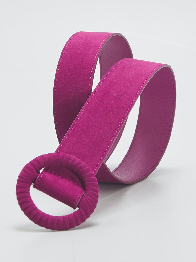 Cintura in finto camoscio ROSSO - Kiabi