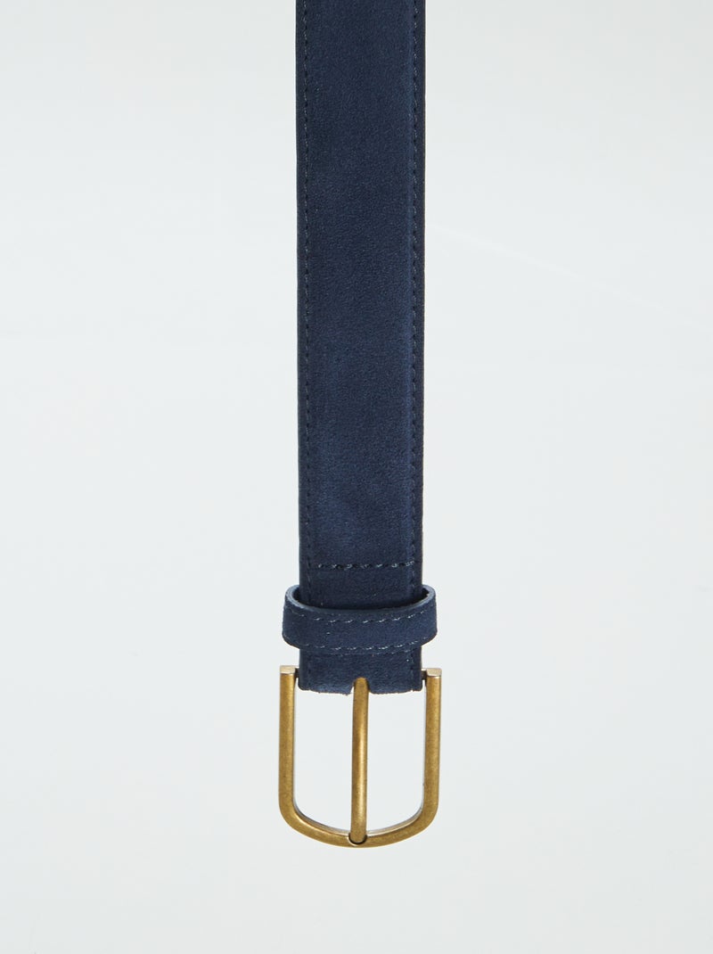 Cintura in pelle BLU - Kiabi