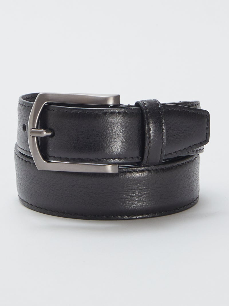 Cintura in pelle NERO - Kiabi