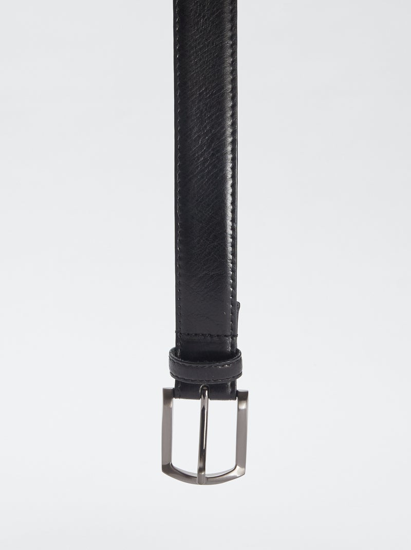 Cintura in pelle NERO - Kiabi