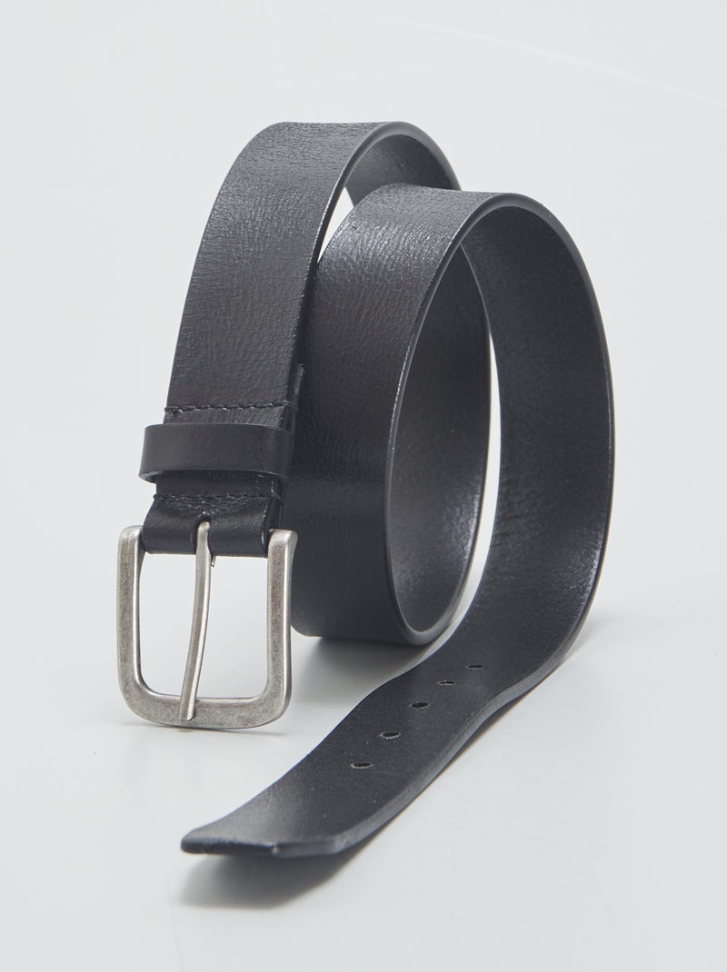 Cintura in pelle Nero - Kiabi
