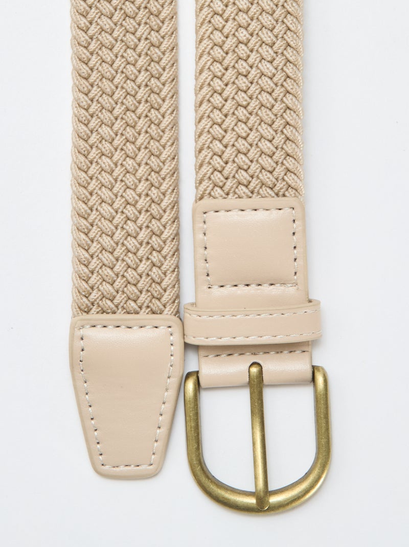 Cintura intrecciata Beige - Kiabi