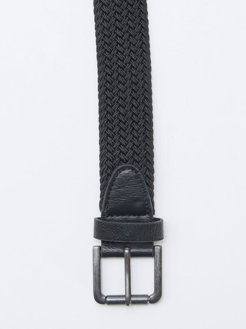 Cintura intrecciata Nero - Kiabi
