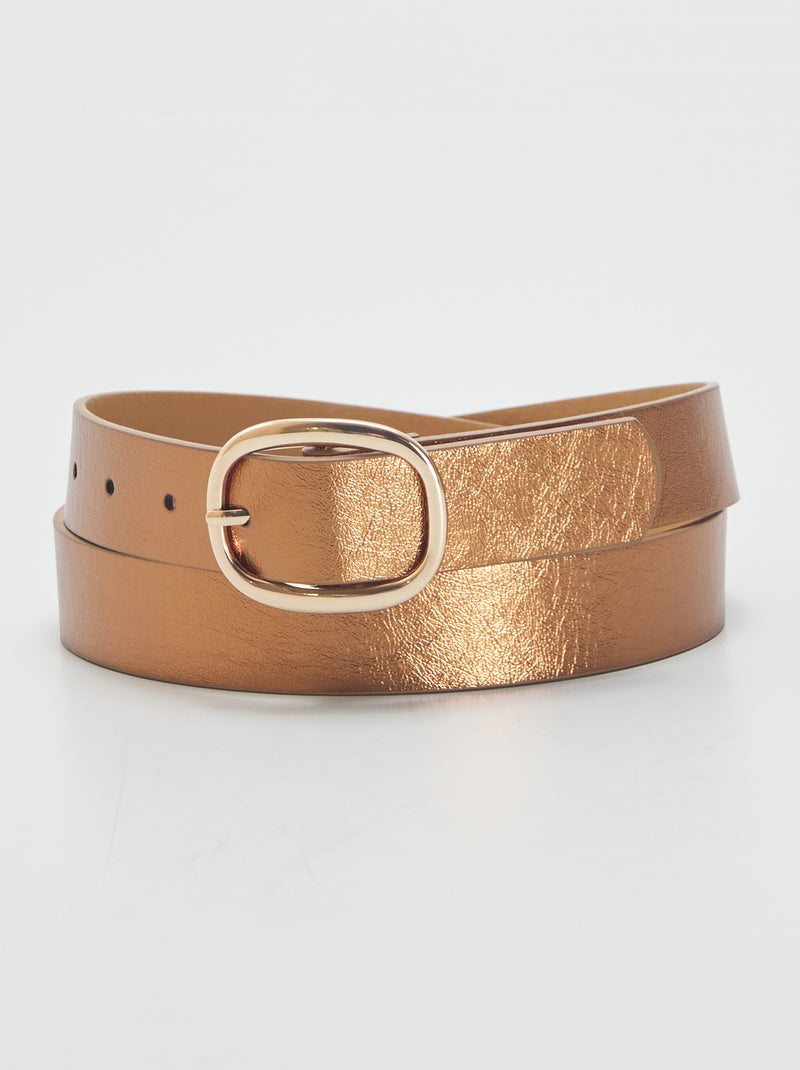 Cintura iridata MARRONE - Kiabi