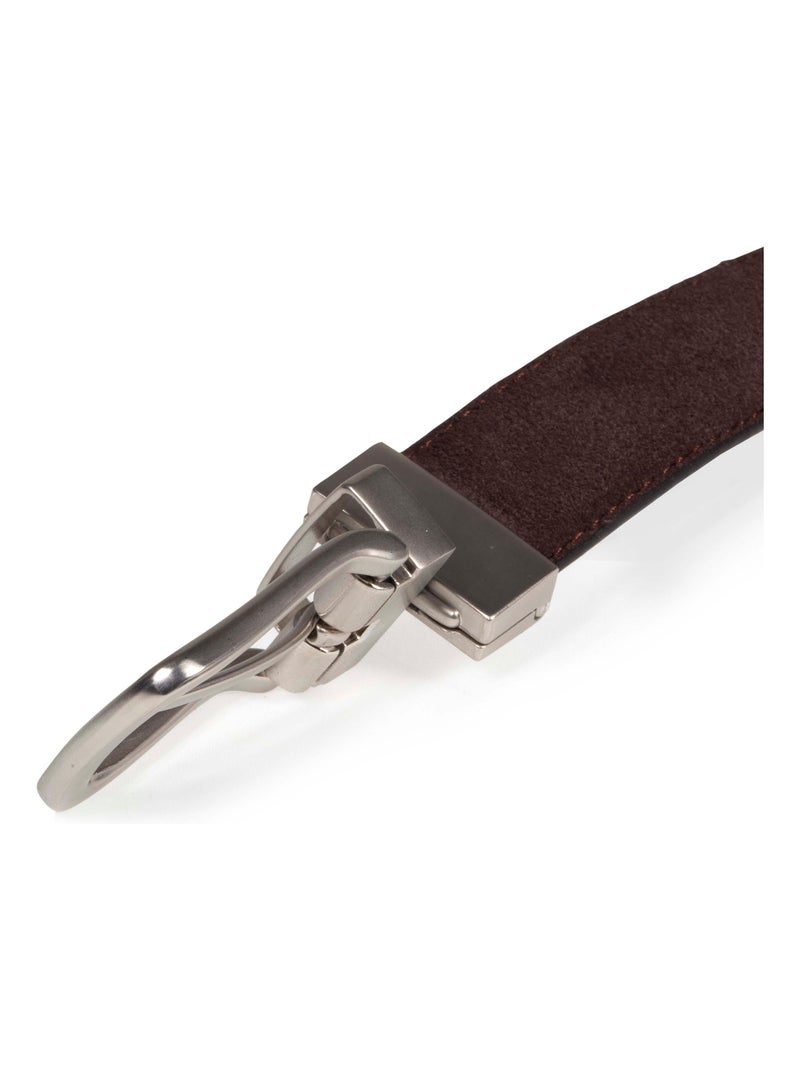 Cintura Reversibile uomo Isotoner Nero Marrone Nero - Kiabi