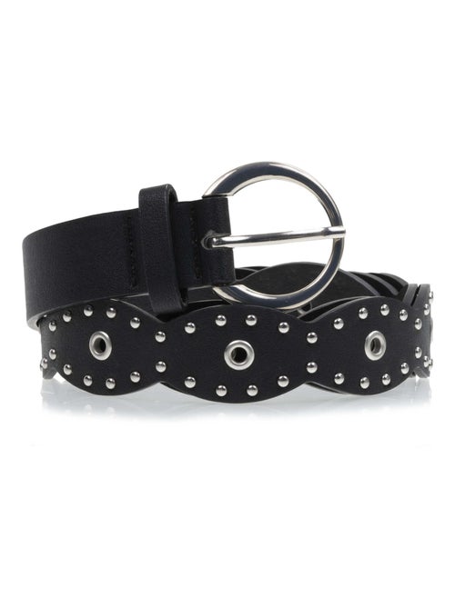 Cintura rock dal design vintage con borchie argentate donna isotoner - Kiabi Cintura rock dal design vintage con borchie argentate donna isotoner - Kiabi